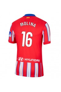 Atletico Madrid Nahuel Molina #16 Jalkapallovaatteet Kotipaita 2024-25 Lyhythihainen